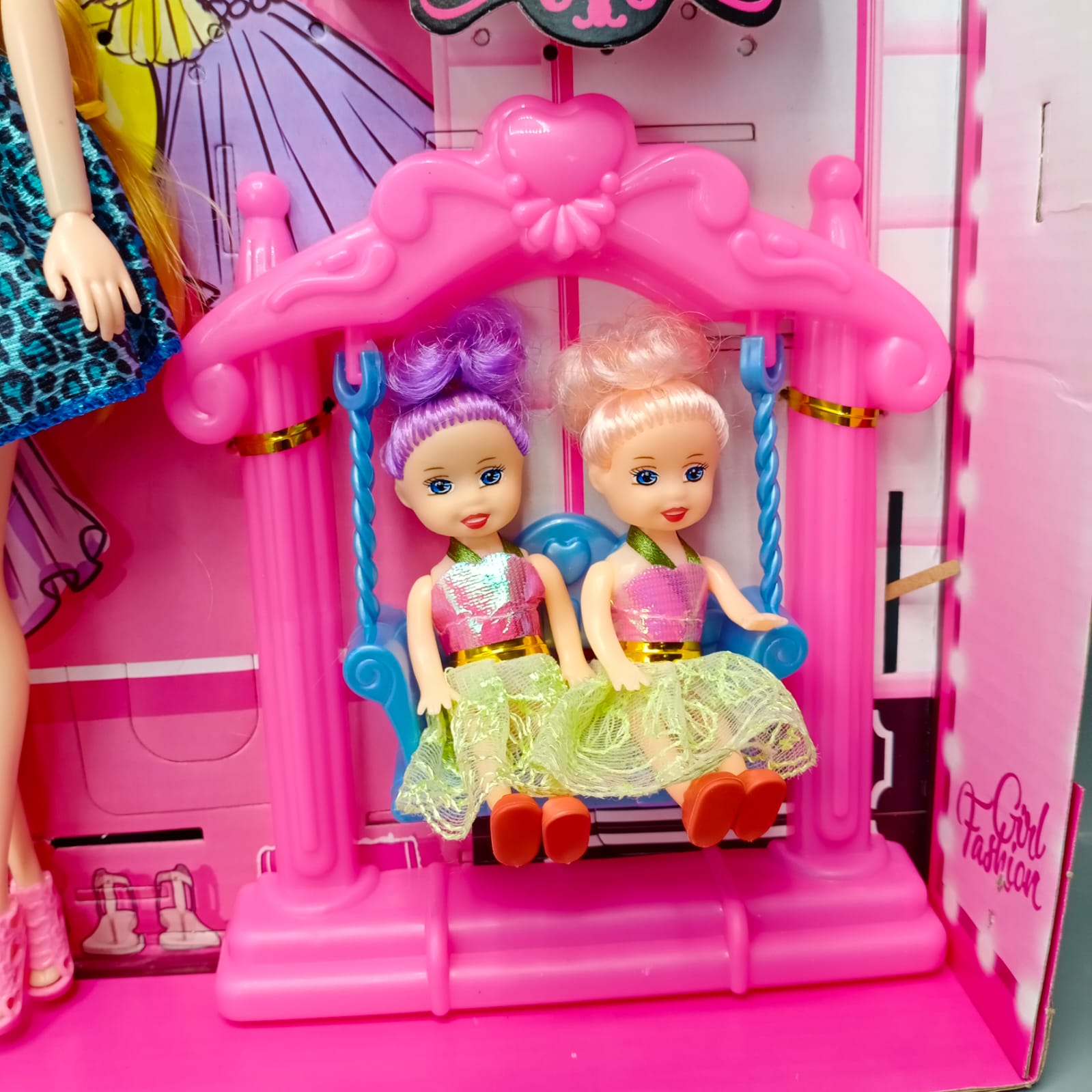 Dolls With Their Personal Wardrobe and House for Kid Girls Play