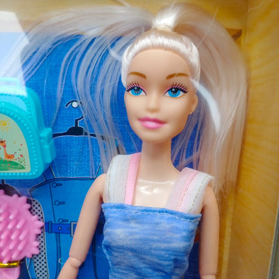 Lovely And Sweet Fashion Girl Doll with her Baby For Kids Play