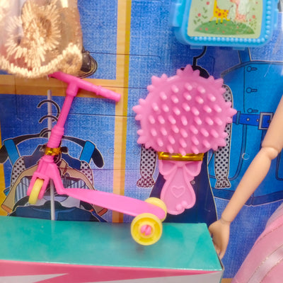 Lovely And Sweet Fashion Girl Doll with her Baby For Kids Play