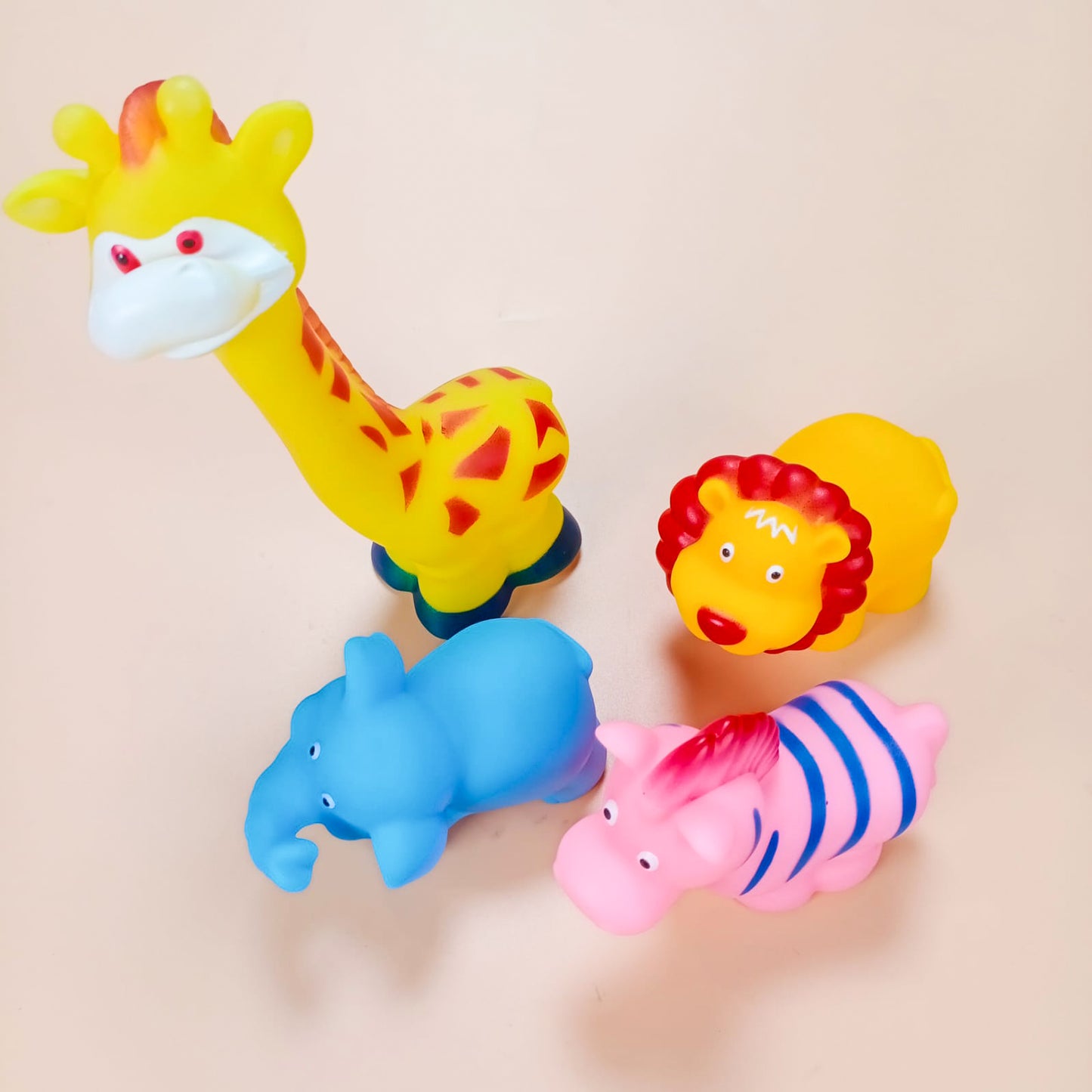 Cute Chu Chu Baby Bath Toy Colorful Soft Rubber, Funny Toys