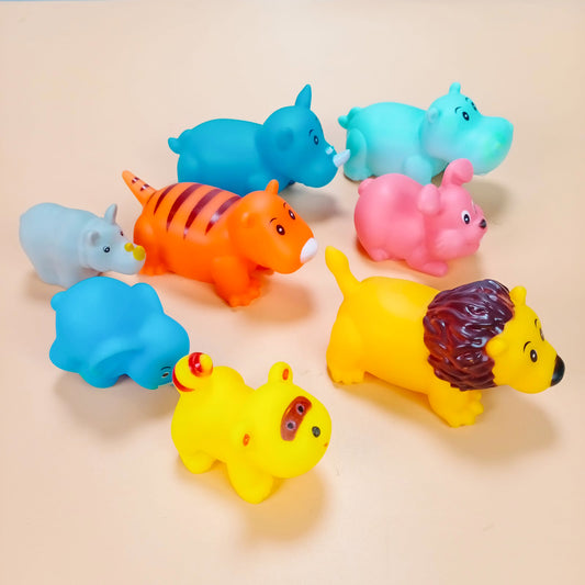 Cute Chu Chu Baby Bath Toy Colorful Soft Rubber, Funny Toys