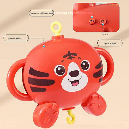 Happy Bed Bell For New Born Baby Toys Rotation Crib Hanging Toy