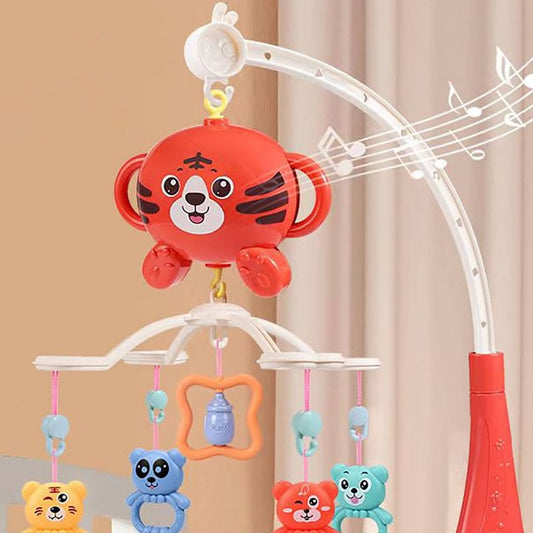 Happy Bed Bell For New Born Baby Toys Rotation Crib Hanging Toy