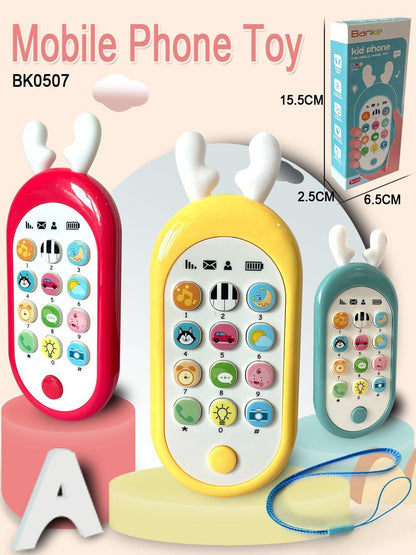 Musical Baby Activity Mobile Phone with Sound and Light for Babies Multi Sound Effects with Light Teething Toys