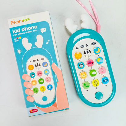 Musical Baby Activity Mobile Phone with Sound and Light for Babies Multi Sound Effects with Light Teething Toys