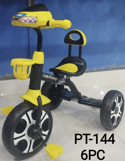 Black and Yellow Three Wheeler Kids Tricycle