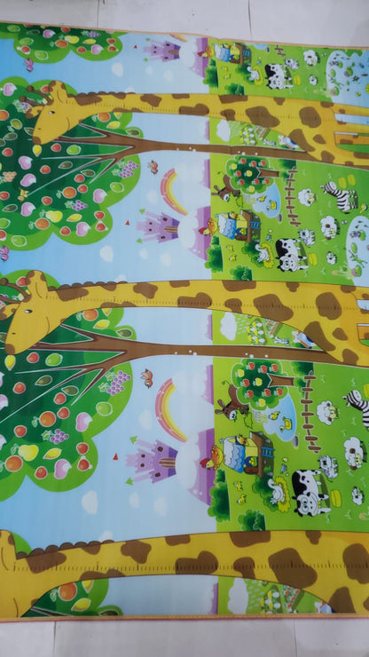 Ole Baby 100% Waterproof Double Side Premium Educational Thick playmat and Crawling mat, Bedding, Crawling Activity mat