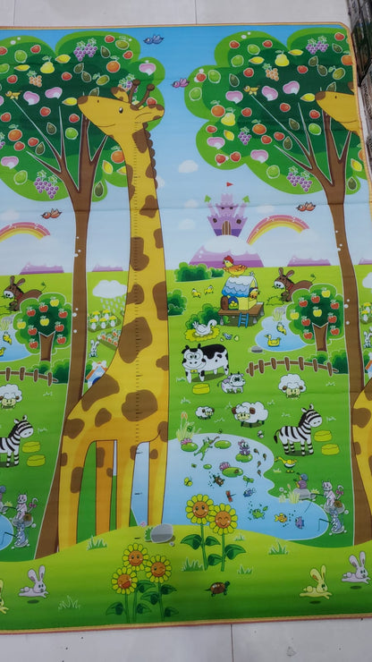 Ole Baby 100% Waterproof Double Side Premium Educational Thick playmat and Crawling mat, Bedding, Crawling Activity mat