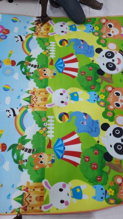 Ole Baby 100% Waterproof Double Side Premium Educational Thick playmat and Crawling mat, Bedding, Crawling Activity mat