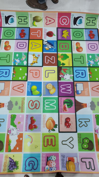 Ole Baby 100% Waterproof Double Side Premium Educational Thick playmat and Crawling mat, Bedding, Crawling Activity mat