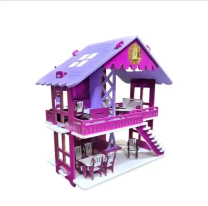 GIRLS WOODEN DREAM DOLL APARTMENT