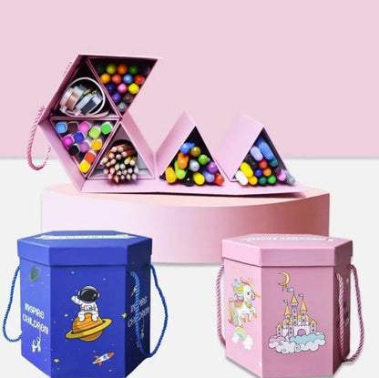 UNICORN & SPACEMAN COLORING KIT _ 83 PC's