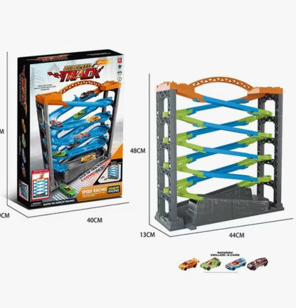 Alloy Racing Car Track Set for Kids