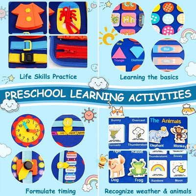 Educational Busy Board For Toddlers