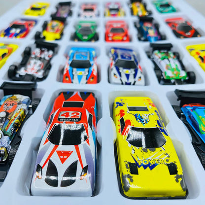 24 Pcs Metal Alloy Car Set