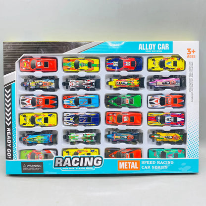 24 Pcs Metal Alloy Car Set