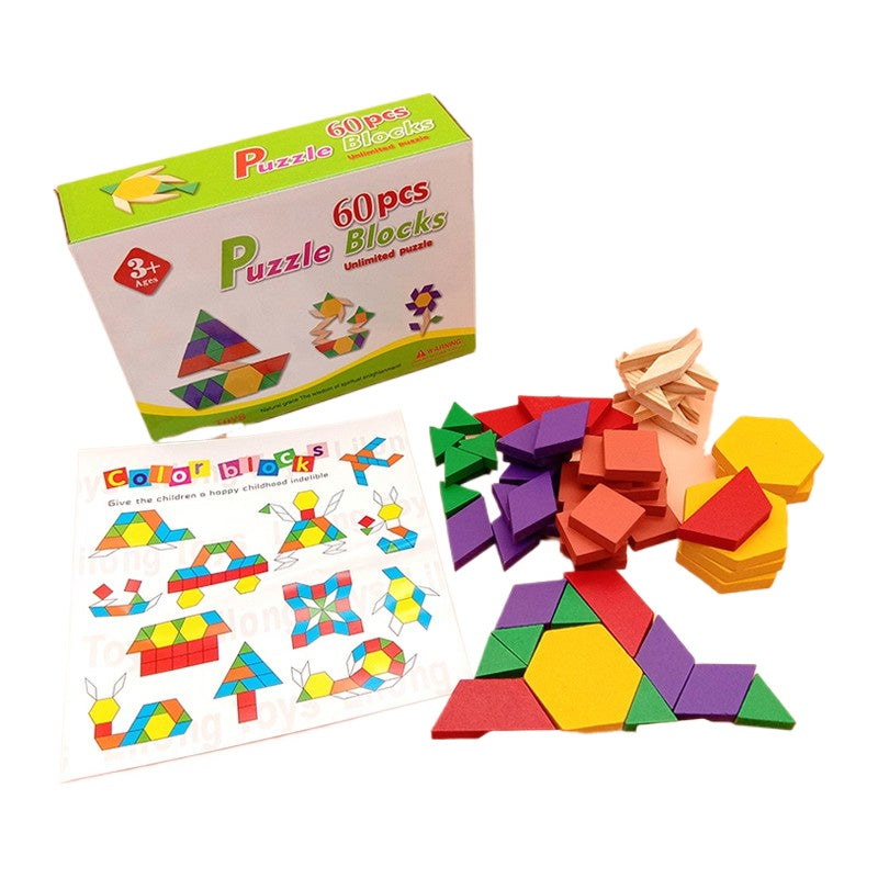 Wooden Puzzle Blocks Jigsaw