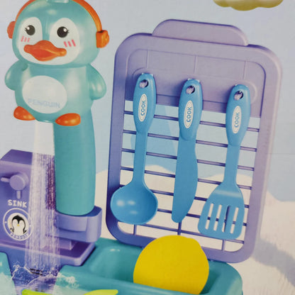 2 in 1 Sink And Fishing Game With Light And Sound