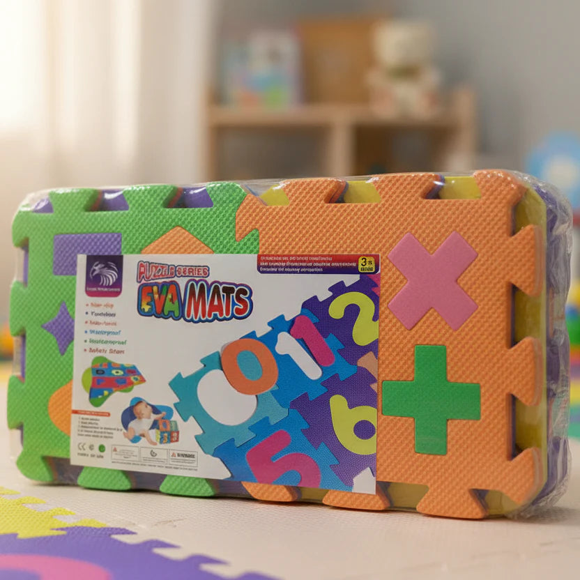 Alphabet, Numbers, Signs & Shape Foam Puzzle Mat for Kids