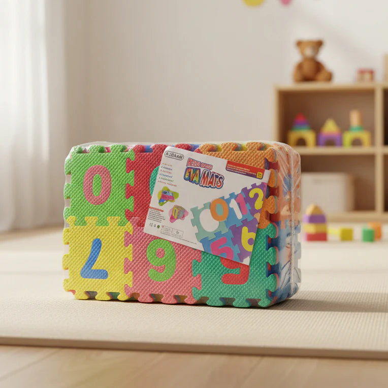 Alphabet, Numbers, Signs & Shape Foam Puzzle Mat for Kids