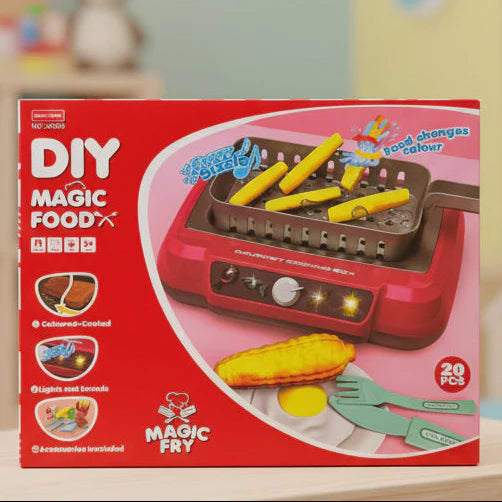 DIY Pretend Play Cooking Food Kitchen Toy Set for Kids