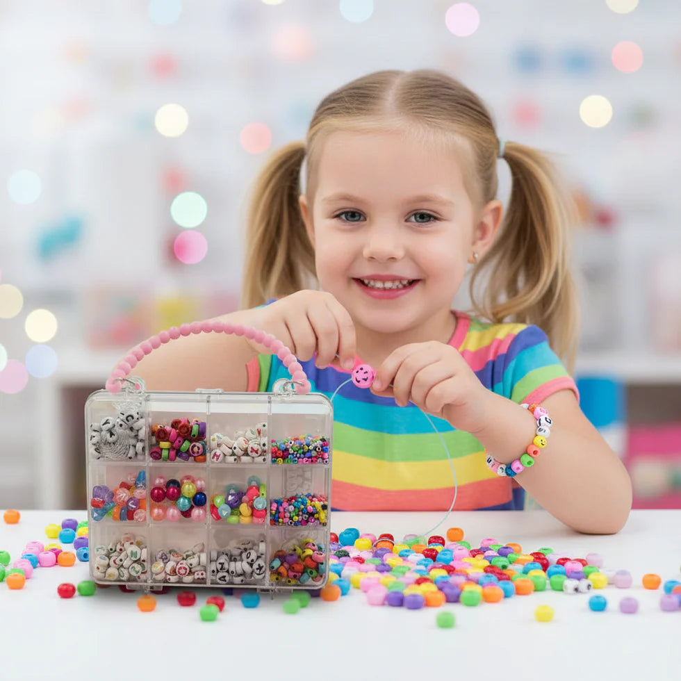 DIY Beading Jewelry Making Kit for Kids