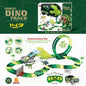 143 Pcs Remote Control Dino Spray Track Set