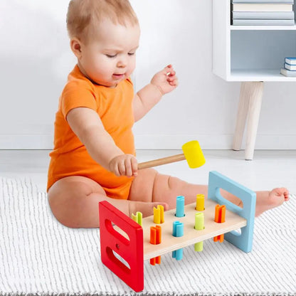 Pound A Peg Toy Pounding Bench Toy With Hammer
