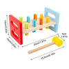 Pound A Peg Toy Pounding Bench Toy With Hammer