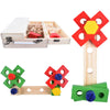 Wooden Toolbox Premium Quality Pretend Play Set Educational Montessori Toys Nut Disassembly Screw Assembly Simulation Repair Carpenter Tool