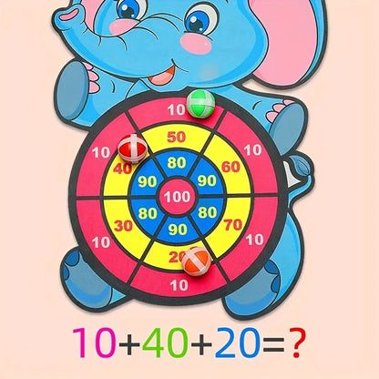 Children's Elephant Sticky Ball Board