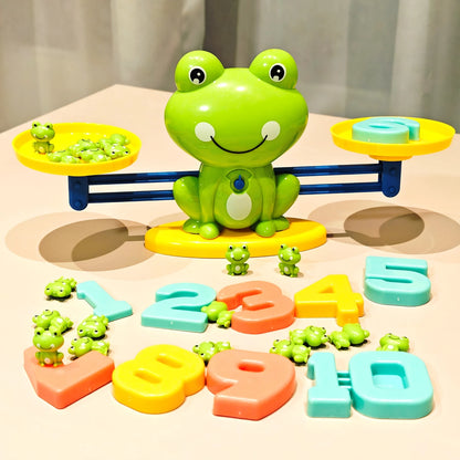 Educational Frog Math Balance Toy with Numbers 2, 3, & 6