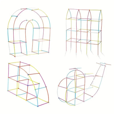 DIY Pipe Building Block Puzzle Toy