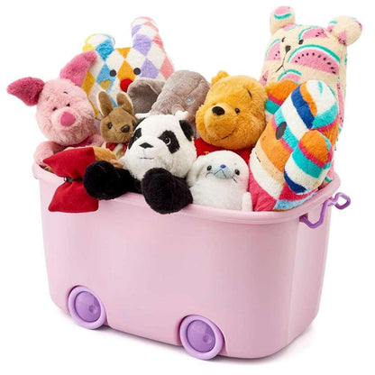 Aqua Multi-Purpose Plastic Extra Large Toy Box Storage Container Box