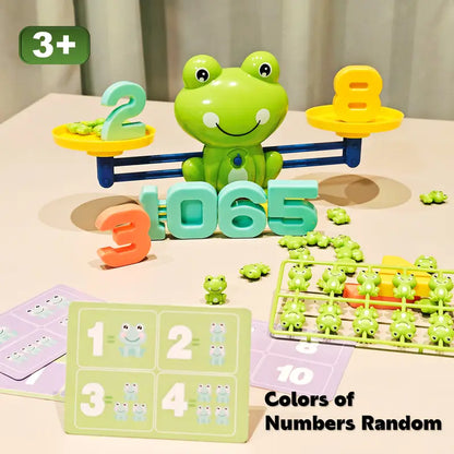 Educational Frog Math Balance Toy with Numbers 2, 3, & 6