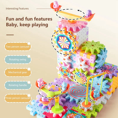Electric Building Block Gear Toy (83pcs set)