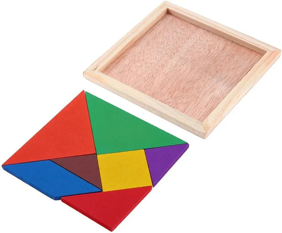 Wooden Tangram Intelligence Puzzle For Kids