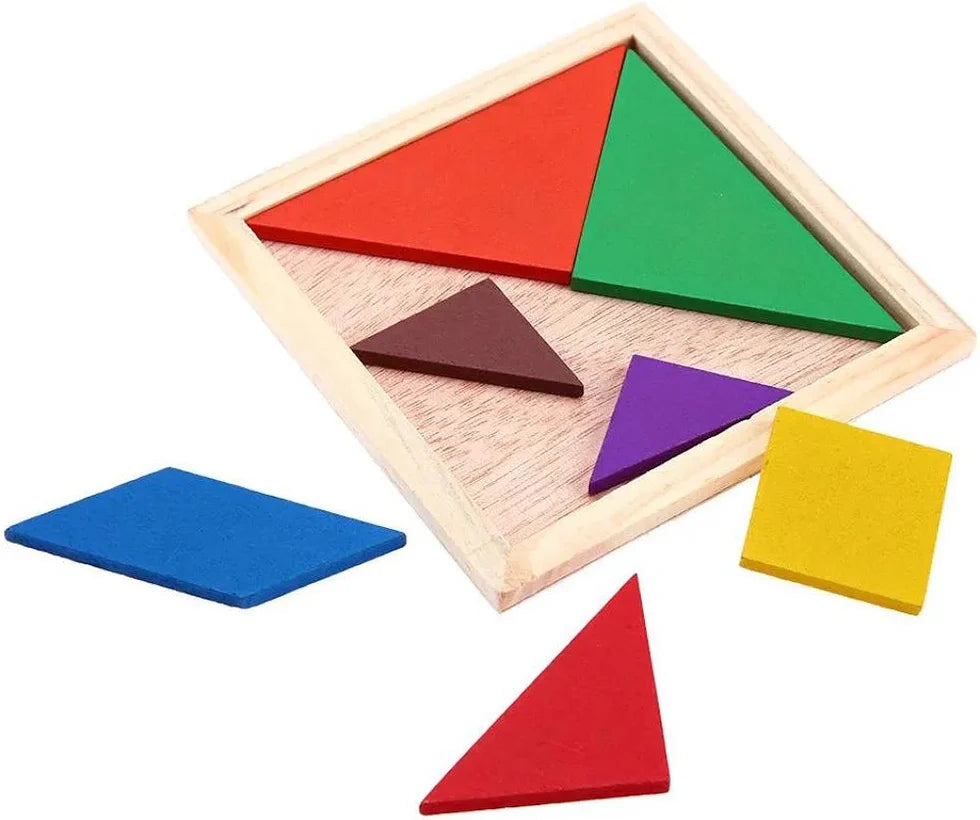 Wooden Tangram Intelligence Puzzle For Kids