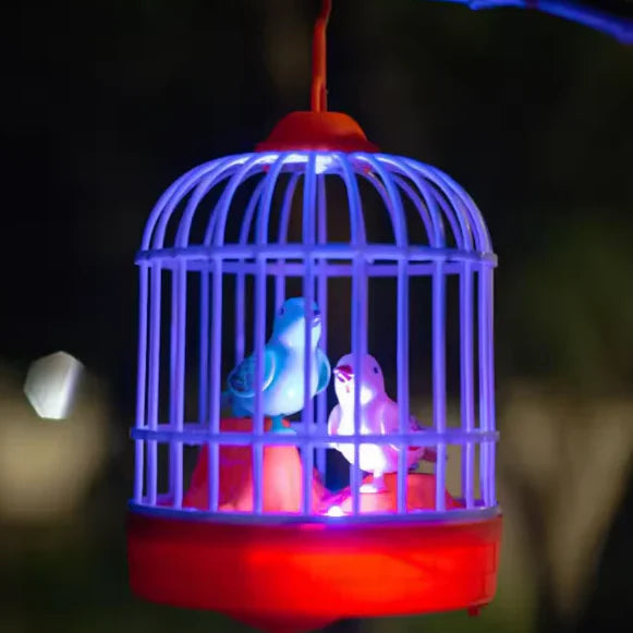 Singing Bird Cage Voice Control Electric Bird Toy Interactive Kids Toy