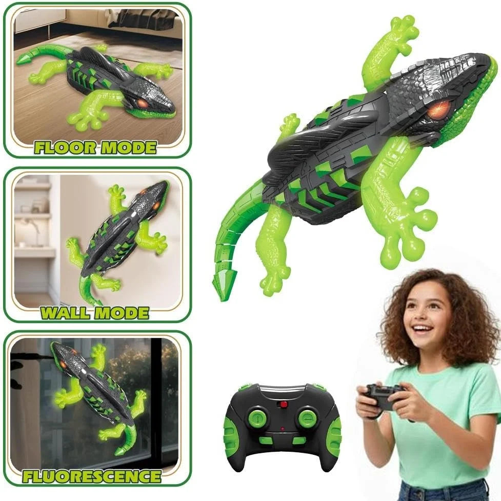 Remote Control Wall Climbing Lizard Toy for Kids