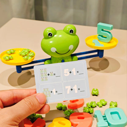Educational Frog Math Balance Toy with Numbers 2, 3, & 6
