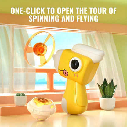 Dinosaur UFO Gyro Flying Disc Helicopter Toy