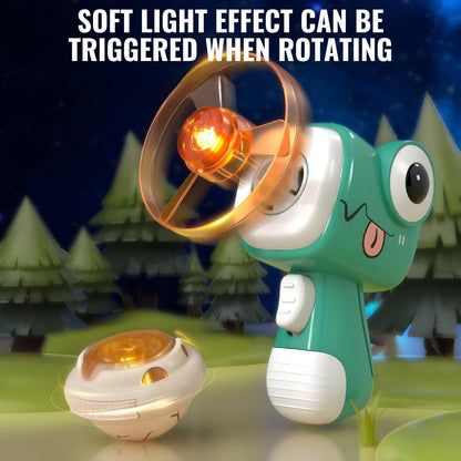 Dinosaur UFO Gyro Flying Disc Helicopter Toy