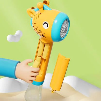 Giraffe Bubble Gun Toy For Kids – Colorful And Fun Bubble Maker