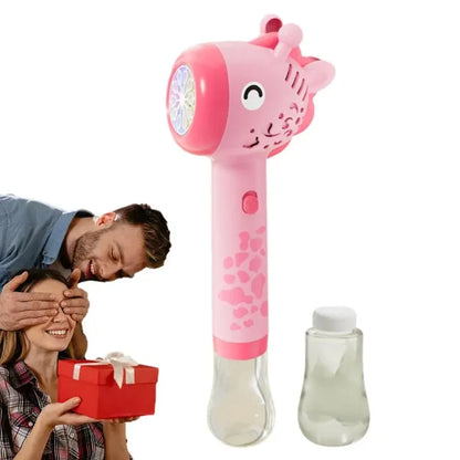 Giraffe Bubble Gun Toy For Kids – Colorful And Fun Bubble Maker