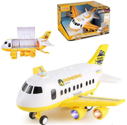 Remote Control Four-channel Large Plane Story-telling Steering Wheel Rc Plane For Kids Birthday Gifts