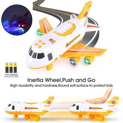 Remote Control Four-channel Large Plane Story-telling Steering Wheel Rc Plane For Kids Birthday Gifts