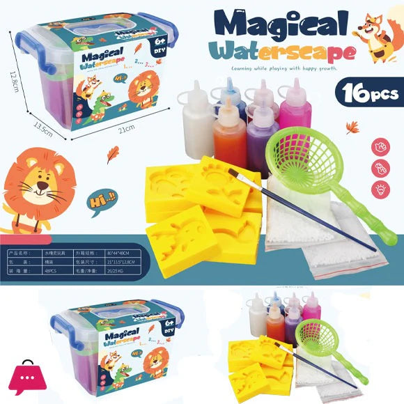 DIY Magic Water Elf – 3D Magic Gels Water Beads Animal Shapes Toy