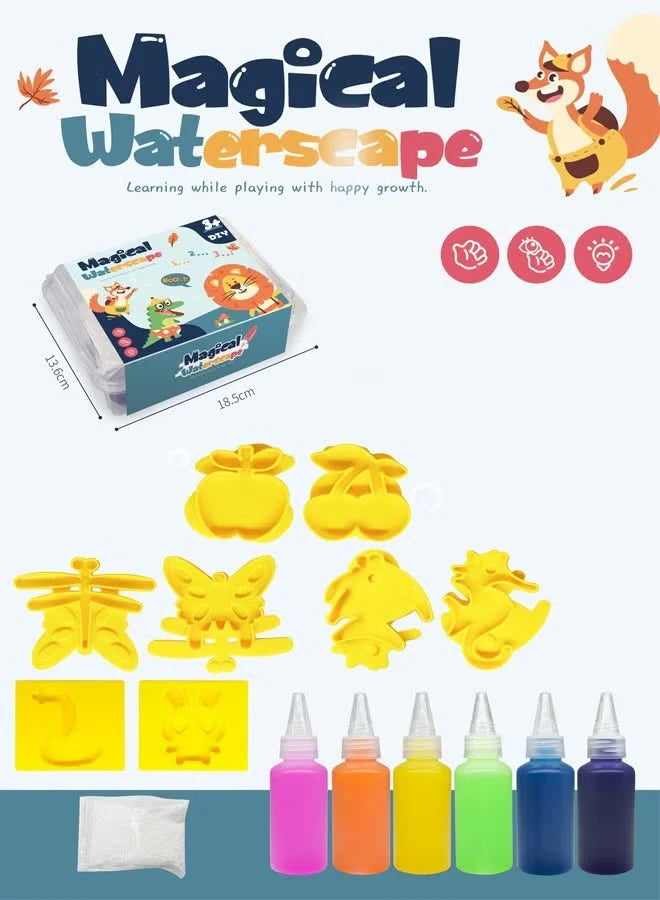 DIY Magic Water Elf – 3D Magic Gels Water Beads Animal Shapes Toy