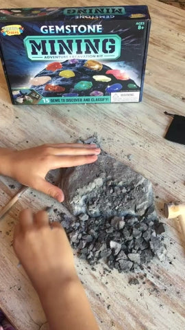 MEGA Gemstone Dig Kit, Science Mining Gift for Boys and Girls